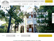 Tablet Screenshot of carmichaelhouse.co.za